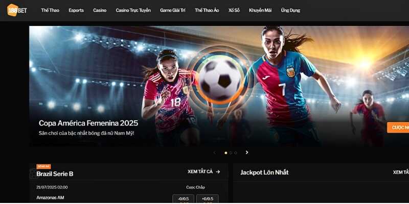 188BET là thương hiệu kỳ cựu trong top các nhà cái