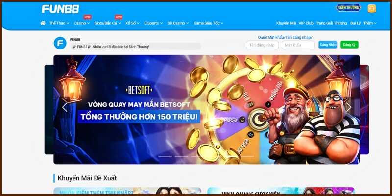 Fun88 là nhà cái uy tín được người chơi tin tưởng